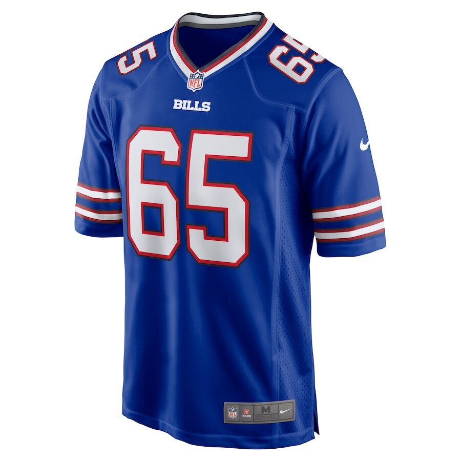 Buffalo Bills Mike Edwards #65 Nike Royal Blue 2025 Official NFL