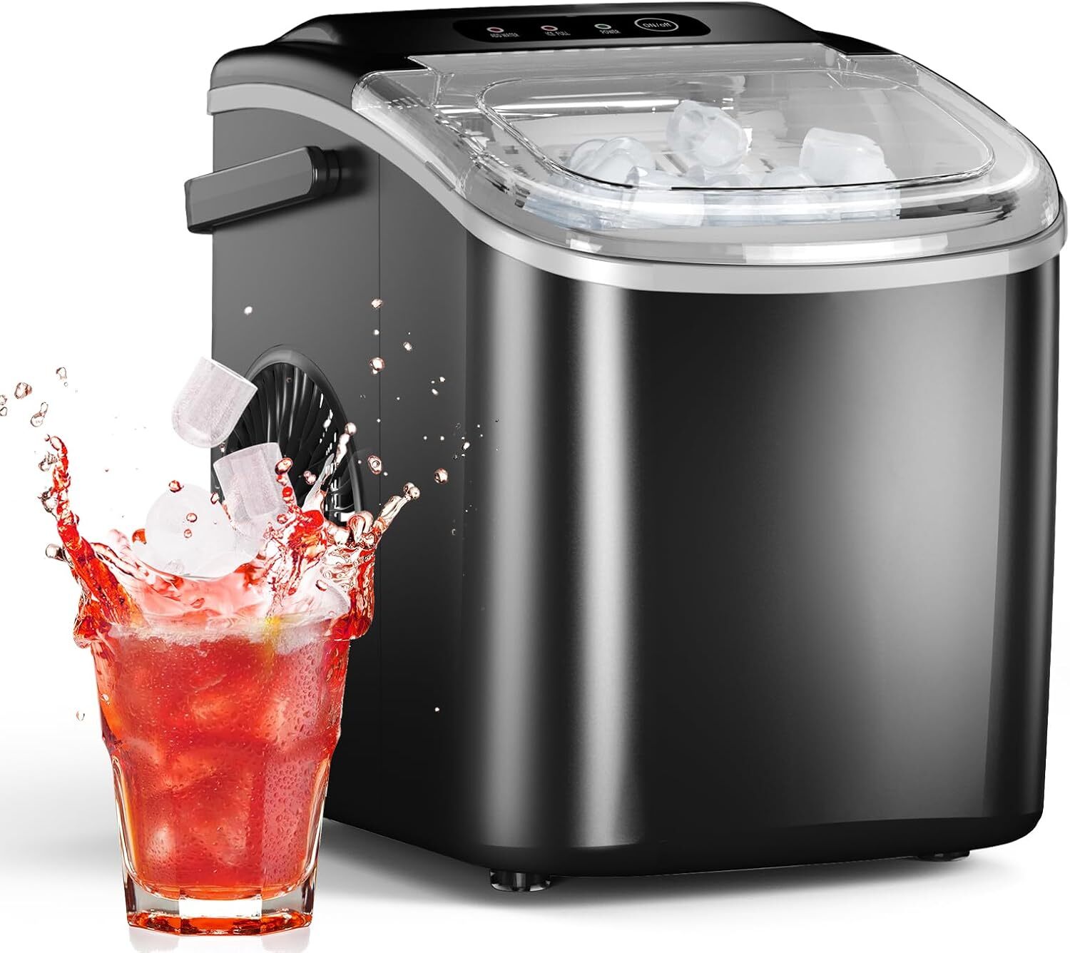 Countertop Ice Maker, High Efficiency Portable Ice Maker, Self-Cleaning-image