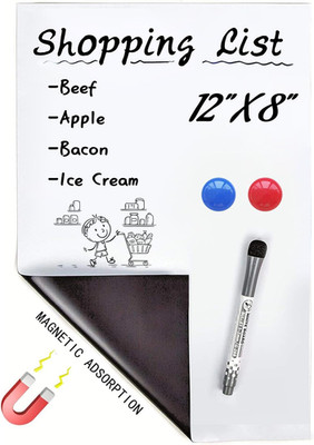 Magnetisches Whiteboard A4 für Küche Büro Schule zum Schreiben und Planen