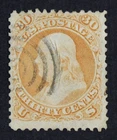 CKStamps: US Stamps Collection Scott#71 30c Franklin Used CV$190