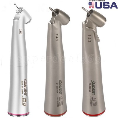 SANDENT Dental 45° Contra Angle Fiber Optic 1:4.2 Increasing Surgical Handpiece