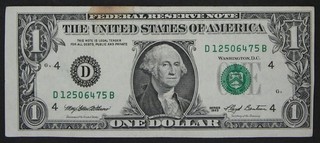 1993 $1 (ONE DOLLAR) NOTE NARROW & WIDE MARGINS ERROR