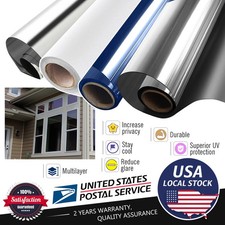 One Way Mirror Window Film Heat UV Reflective Privacy Tint for Office Domestic
