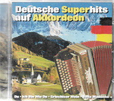 Deutsche Superhits auf Akkordeon - CD - 1998 - Sehr gut erhalten