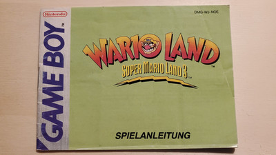 Wario Land: Super Mario Land 3 - Nintendo Gameboy Classic Anleitung - NOE