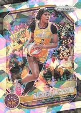 2025 Panini Prizm WNBA Prizms Ice #118 Rickea Jackson