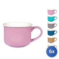 6X Tassen Tee H&h Crayon In Neuem Bone China Ohne Untertassen Cc220