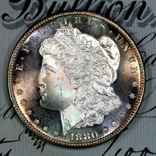 * 1880-S CAMEO DMPL * PRISTINE+ GEM BU MS MORGAN SILVER DOLLAR * FROM COLLECTION