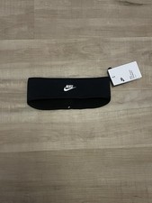 Nike Women s Headband Club Fleece Black / White Brand New w/ Tags