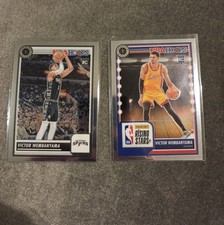 Panini 2023-24 NBA Hoops Premium Stock Victor Wembanyama RC Base + Rising Stars