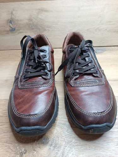 Mens Rieker shoes size 9.5 UK Brown Casual Lace Up Shoes | eBay UK