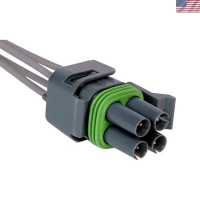 4-Way Male Black Multi-Purpose Pigtail Compatible With GM Vehicle Fit
