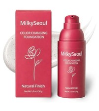 Color Changing Foundation - Skin Tone Adapting Liquid Makeup, Hydrating, Blurs F