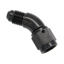 -4 AN Male to AN4 Female Swivel One Pieces Full Flow Elbow 4AN 45 Degree