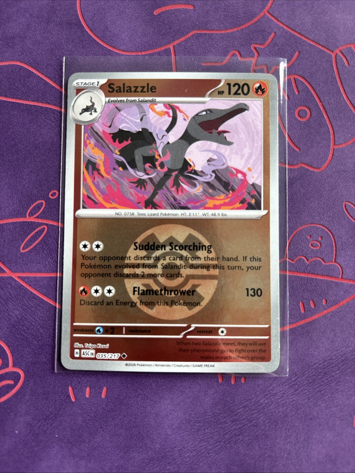 Salazzle - (Quick Ball) 035/217 Me: Ascended Heroes Reverse Holo