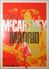 2024 Paul McCartney - Madrid Lithograph Concert Poster by Nick Steinhardt