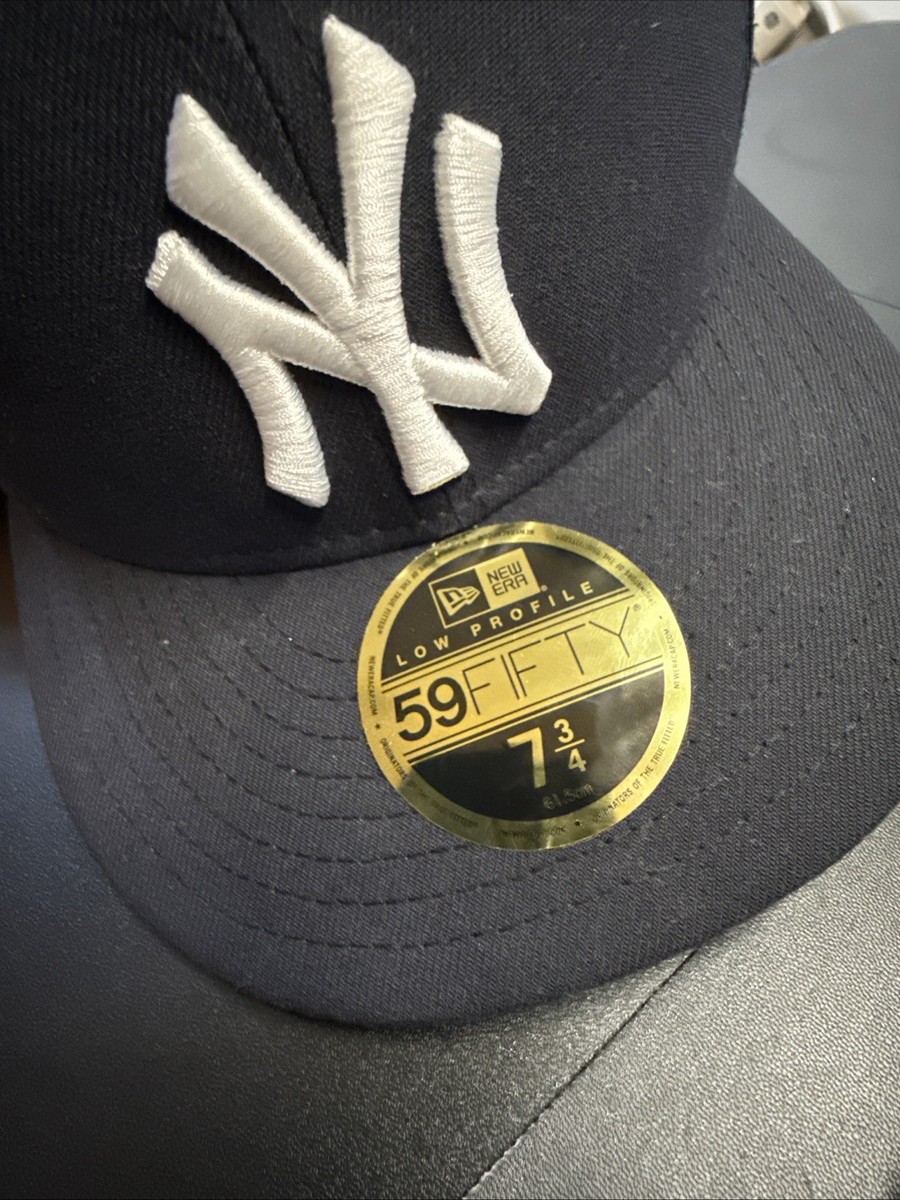 NEW New York Yankees New Era 59Fifty Fitted Hat Cap LOW PROFILE sz