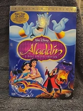 Disney Aladdin Platinum Edition 2 Disc Special Edition DVD Movie New 
