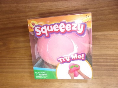 Sunny Days Jumbo Squeezy Peach   Squishy Toy, Stress Relief Sensory Fun  -- New