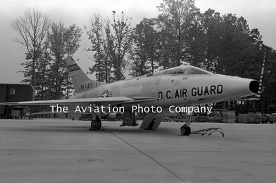US Air Force DC ANG F-100C Super Sabre 53-1727 at Andrews AFB (1960) Foto