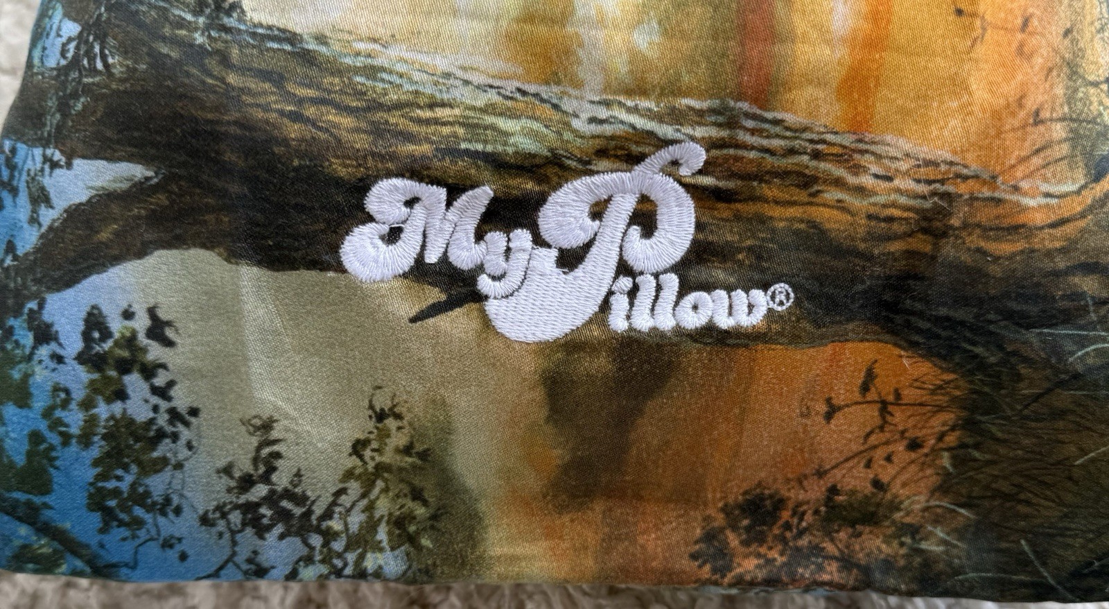 My Pillow Multicolor Pillow “With God All Things Are Possible” 19x13