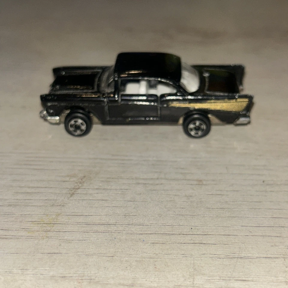 Vintage Zylmex 57 Chevy Hardtop P355 Black Hong Kong - Image 2 of 4