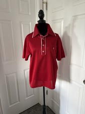 Arnold Palmer Robert Bruce VintageRed Short-Sleeve Golf Shirt