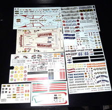 125 Scale Model Car Parts Assorted Decals Drag 1