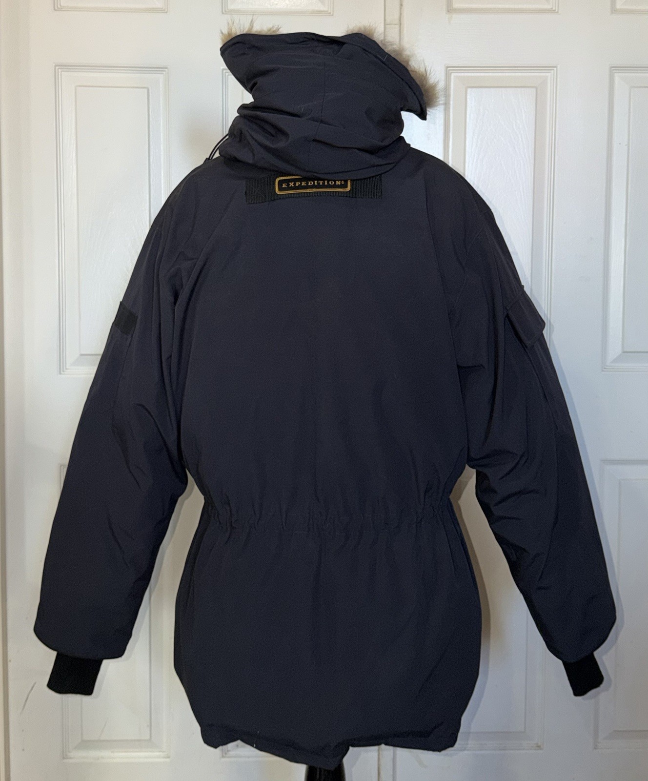 Men's Canada Goose Expedition Parka 4565M Navy Down Jacket Size L NWT.  thumbnail 2