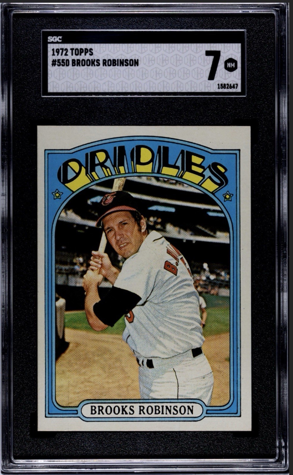 1972 Topps Brooks Robinson #550 SGC 7 NM - Orioles HOF - Vintage 🔥🔥🔥