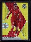 Okay Yokuslu 2021 Panini Mosaic UEFA Euro #96 Gold Fluorescent 8/10 - Turkey