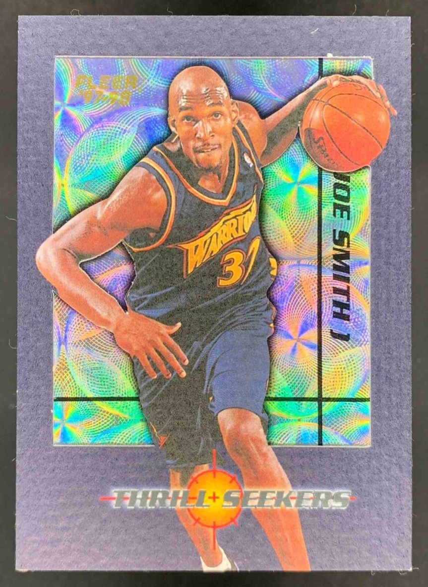 Joe Smith 1997-98 Fleer Thrill Seekers #10 Golden State Warriors