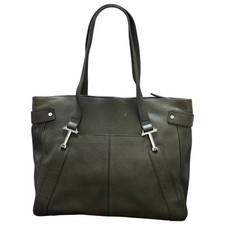 Tod's Tote Bag Vintage Brown Grain Leather AB Condition Authentic