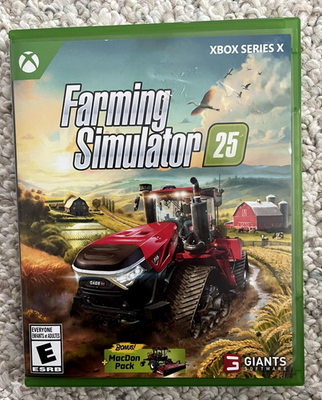 #ad #ad Farming Simulator 25 Xbox Series X Bonus MacDon Pack Rated E Everyone Fast Ship $24.99