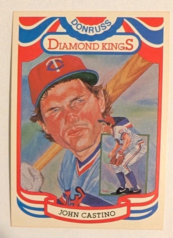 1984 John Castino Donruss Diamond Kings # 4
