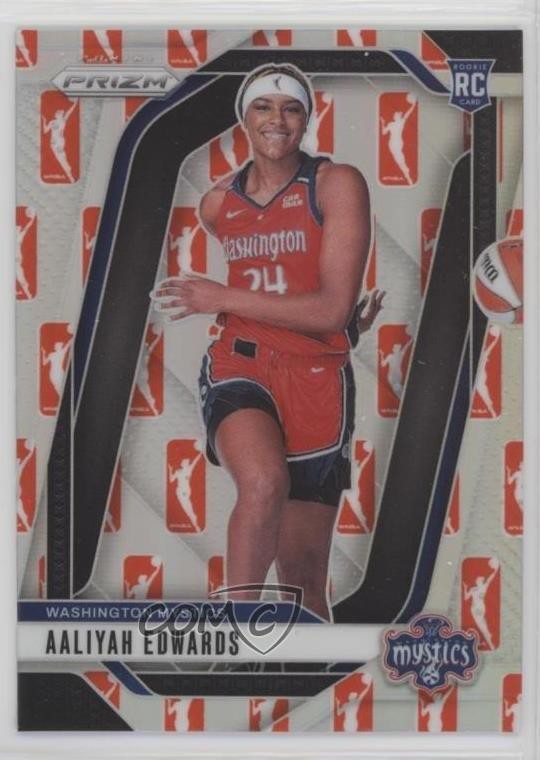 2024 Panini Prizm WNBA WNBA Logo Prizm Aaliyah Edwards #142 1ml7