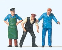 Preiser 45028 (1:22,5) Spur G - GüTerbodenpersonal (3 Figuren) NEU