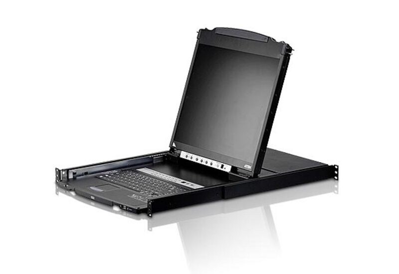 Aten CL5808N Dual RAIL, CD KVM SWITCH 8-PORT , PRE-OWNED (EXCELLENT ).