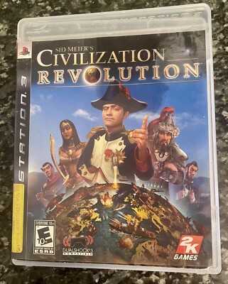 Sid Meier s Civilization Revolution 2006 For PlayStation 3, with Case &Manual