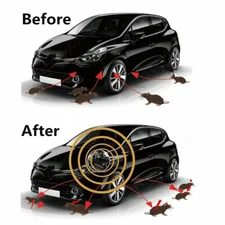 Ultrasonic Mouse Repeller Rat Rodent Pest Animal Deterrent For Car Vehicle 1pc