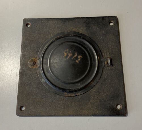 Antique Iron Ansonia Black Mantel Clock Case Back 6-3/4” X 6-3/4” - Bild 1 von 2