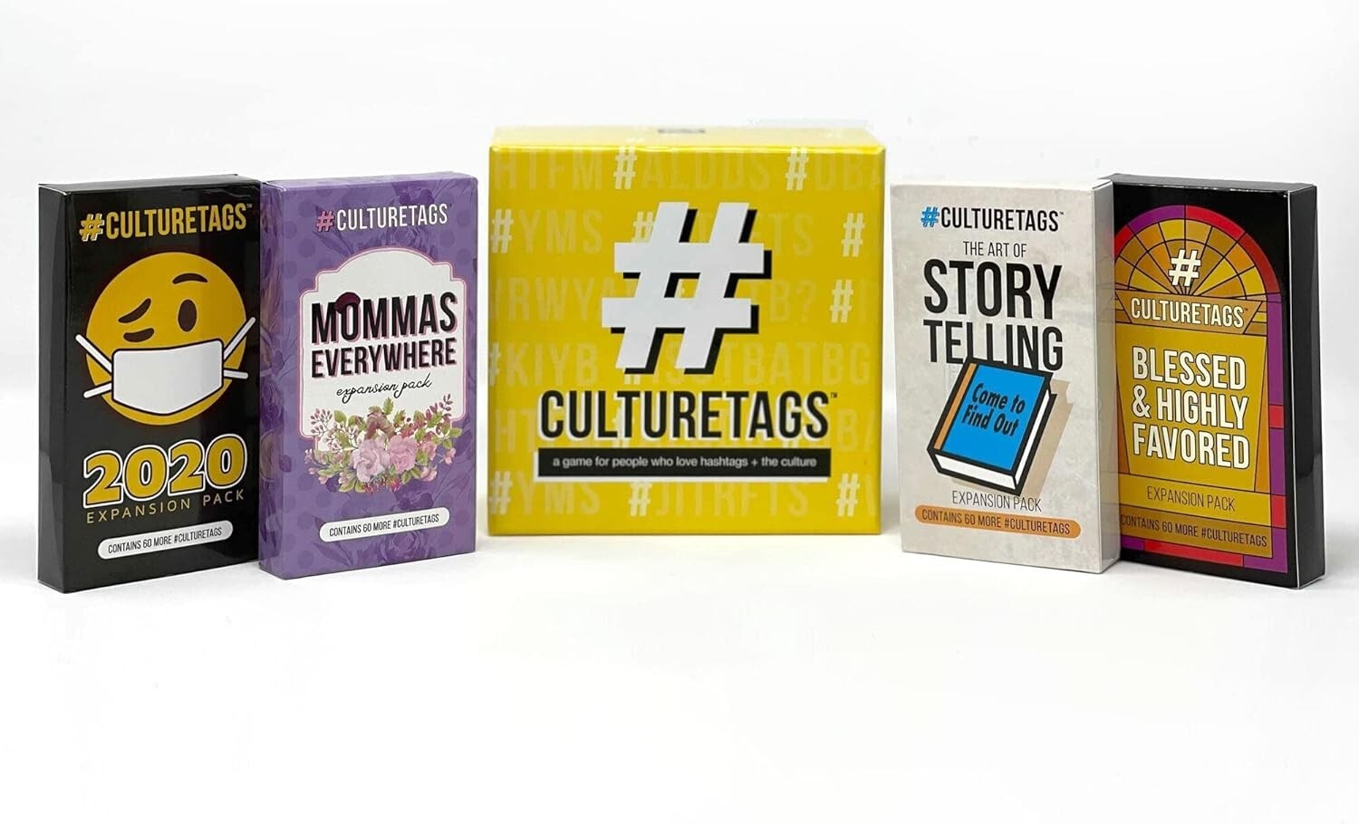 High-Energy CultureTags Game Set with 4 Expansion Packs – Perfect for Gatherings