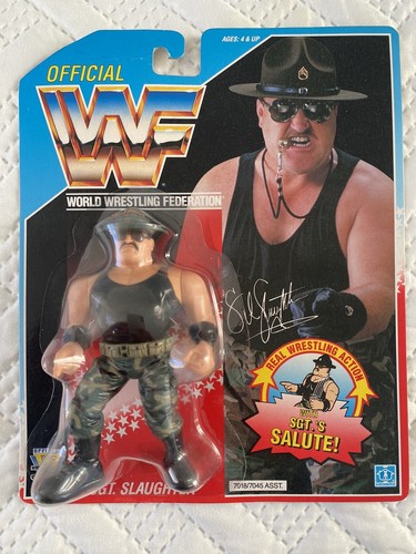 1991 WWF Hasbro Sgt Slaughter Series 3 MOC...