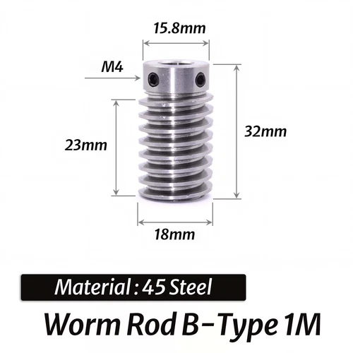 Módulo 0.5/0.8/1/1.5 20T a 60T engranaje cobre engranaje de rueda helicoidal y eje de engranaje helicoidal - Imagen 35 de 47