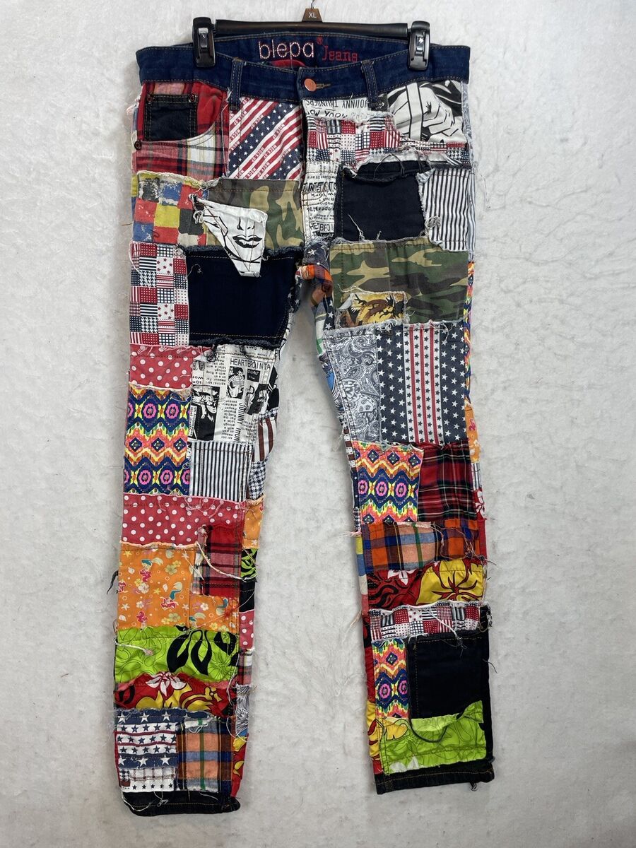 RARE Blepa 1971 Patchwork Jeans Sz W34 L31 Avant Garde | eBay RARE Blepa 1971 Patchwork Jeans Sz W34 L31 Avant Garde | eBay
