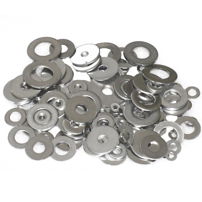 #ad Wideskall® Zinc Plated Steel Flat Washers Set Assortment Kit 3 Size 1 2quot; 5 8quot; 11 $11.95