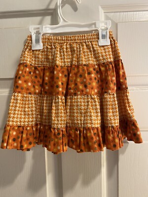 Rebeccas Threads 3T Girls Elastic Waist Skirt