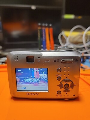 Sony Cyber-shot DSC-S60 4.1MP Digital Camera - Silver for sale