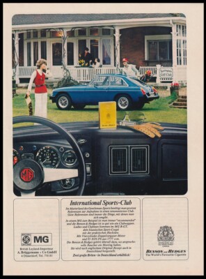 MGB GT - Reklame Werbeanzeige Original-Werbung 1975