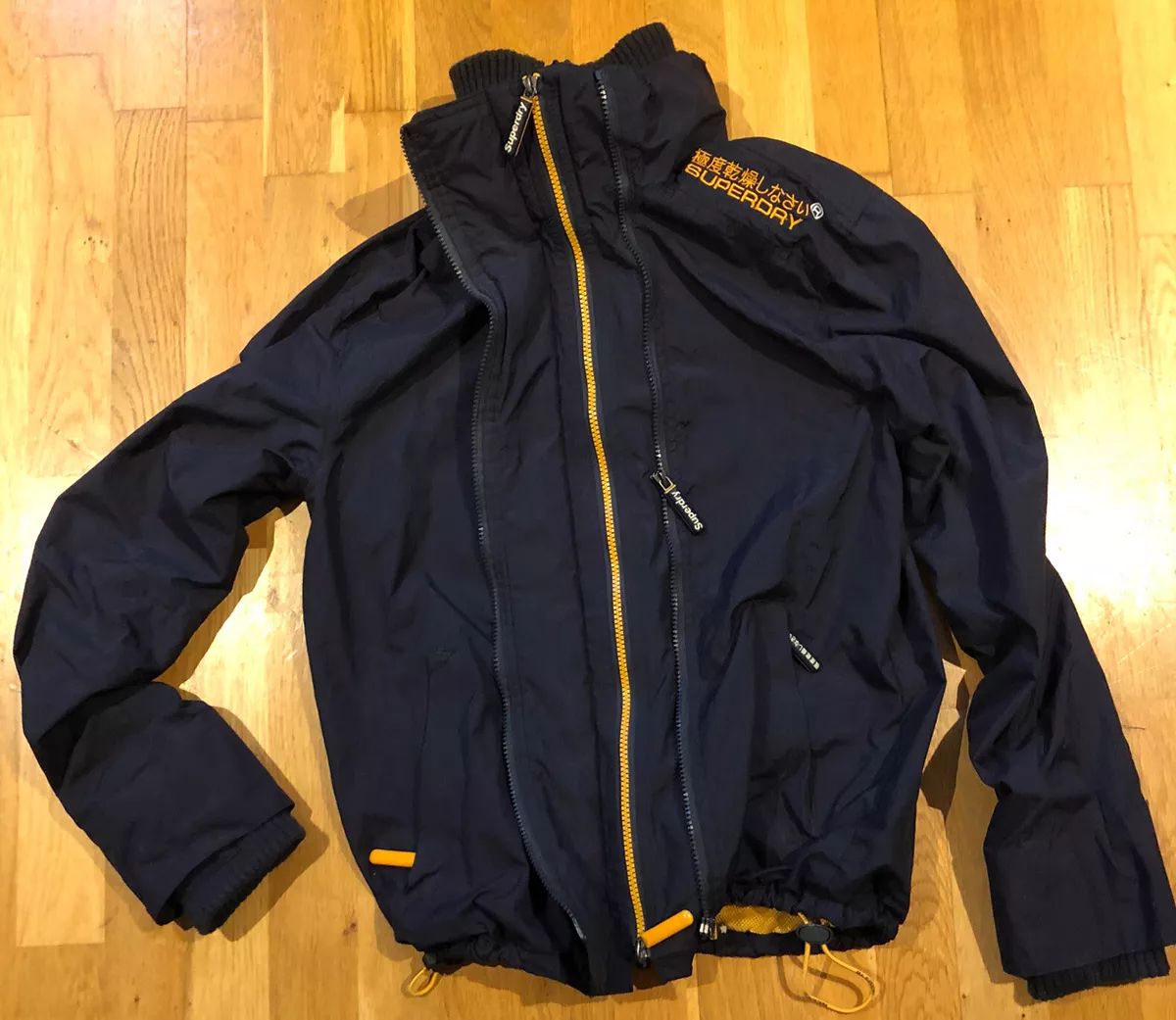 Veste Superdry Windcheater décontractée respirante imperméable bleu pour homme eBay